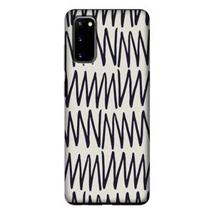 CaseCompany Marrakech Zigzag: Samsung Galaxy S20 Tough Case