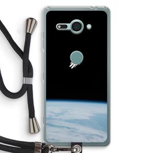 CaseCompany Alone in Space: Sony Xperia XZ2 Compact Transparant Hoesje met koord
