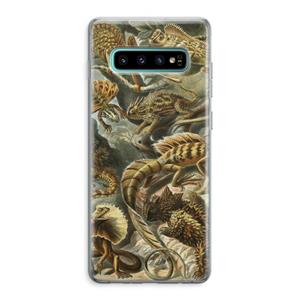 CaseCompany Haeckel Lacertilia: Samsung Galaxy S10 Plus Transparant Hoesje