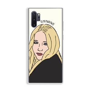 CaseCompany Mary Kate: Samsung Galaxy Note 10 Plus Transparant Hoesje