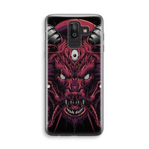 CaseCompany Hell Hound and Serpents: Samsung Galaxy J8 (2018) Transparant Hoesje