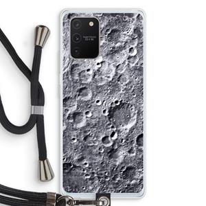 CaseCompany Maanlandschap: Samsung Galaxy S10 Lite Transparant Hoesje met koord