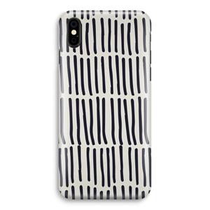 CaseCompany Moroccan stripes: iPhone X Volledig Geprint Hoesje