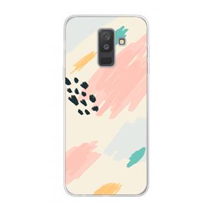 CaseCompany Sunday Chillings: Samsung Galaxy A6 Plus (2018) Transparant Hoesje