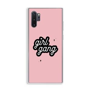 CaseCompany Girl Gang: Samsung Galaxy Note 10 Plus Transparant Hoesje