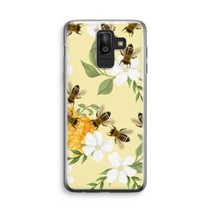 CaseCompany No flowers without bees: Samsung Galaxy J8 (2018) Transparant Hoesje