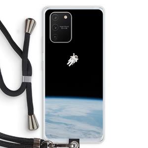 CaseCompany Alone in Space: Samsung Galaxy S10 Lite Transparant Hoesje met koord