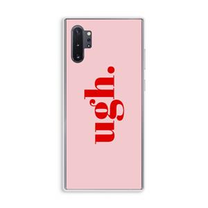 CaseCompany Ugh: Samsung Galaxy Note 10 Plus Transparant Hoesje