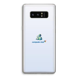CaseCompany MSN: Samsung Galaxy Note 8 Transparant Hoesje