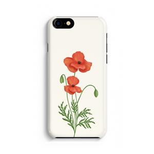 CaseCompany Red poppy: Volledig geprint iPhone SE 2020 Hoesje