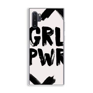 CaseCompany Girl Power #2: Samsung Galaxy Note 10 Plus Transparant Hoesje