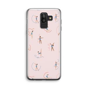 CaseCompany Dancing #3: Samsung Galaxy J8 (2018) Transparant Hoesje