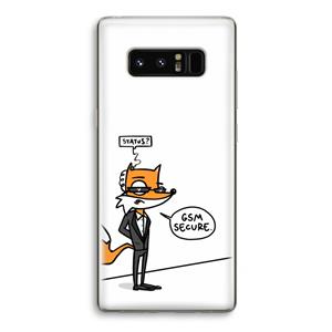 CaseCompany GSM secure: Samsung Galaxy Note 8 Transparant Hoesje
