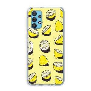 CaseCompany When Life Gives You Lemons...: Samsung Galaxy A32 4G Transparant Hoesje