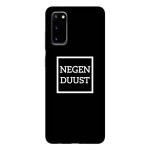 CaseCompany Negenduust black: Samsung Galaxy S20 Tough Case