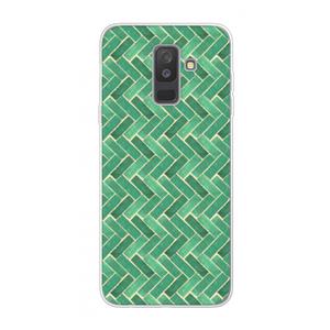 CaseCompany Moroccan tiles 2: Samsung Galaxy A6 Plus (2018) Transparant Hoesje