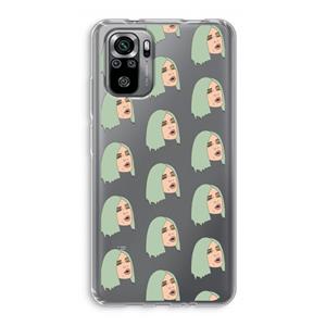 CaseCompany King Kylie: Xiaomi Redmi Note 10S Transparant Hoesje