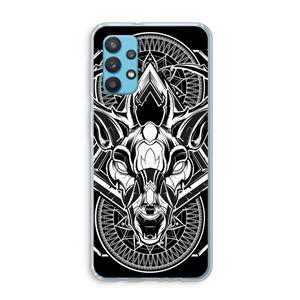 CaseCompany Oh Deer: Samsung Galaxy A32 4G Transparant Hoesje