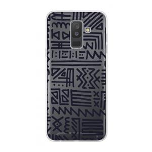 CaseCompany Marrakech print: Samsung Galaxy A6 Plus (2018) Transparant Hoesje
