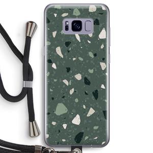 CaseCompany Terrazzo N°19: Samsung Galaxy S8 Transparant Hoesje met koord