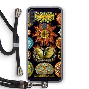 CaseCompany Haeckel Ascidiae: Samsung Galaxy A11 Transparant Hoesje met koord