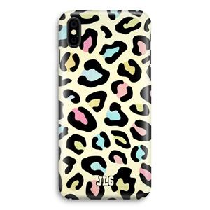 CaseCompany Leopard pattern: iPhone X Volledig Geprint Hoesje