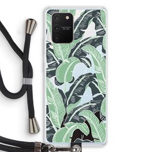 CaseCompany This Sh*t Is Bananas: Samsung Galaxy S10 Lite Transparant Hoesje met koord