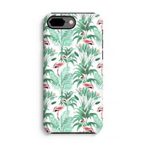 CaseCompany Flamingo bladeren: iPhone 7 Plus Tough Case