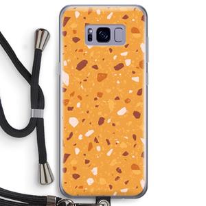 CaseCompany Terrazzo N°24: Samsung Galaxy S8 Transparant Hoesje met koord