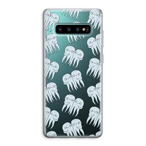 CaseCompany Octopussen: Samsung Galaxy S10 Plus Transparant Hoesje