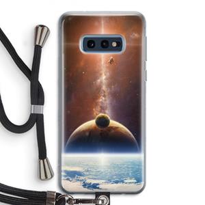 CaseCompany Omicron 2019: Samsung Galaxy S10e Transparant Hoesje met koord