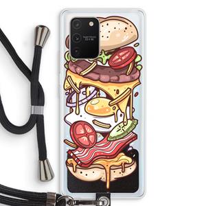 CaseCompany Diet Coke Please: Samsung Galaxy S10 Lite Transparant Hoesje met koord