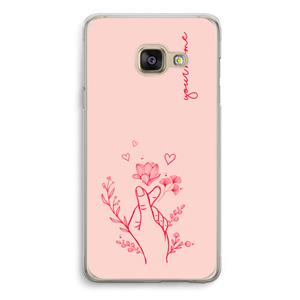 CaseCompany Giving Flowers: Samsung A3 (2017) Transparant Hoesje