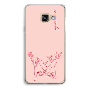 CaseCompany Best Friends: Samsung A3 (2017) Transparant Hoesje