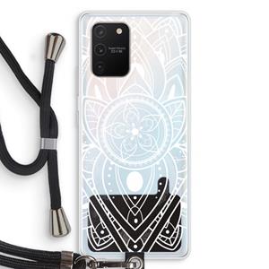 CaseCompany It's Complicated: Samsung Galaxy S10 Lite Transparant Hoesje met koord