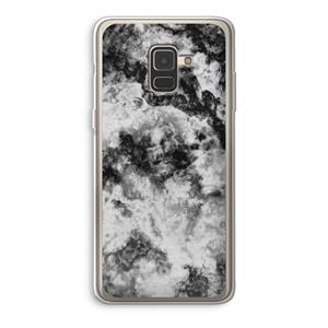 CaseCompany Onweer: Samsung Galaxy A8 (2018) Transparant Hoesje