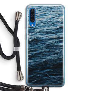 CaseCompany Oceaan: Samsung Galaxy A50 Transparant Hoesje met koord