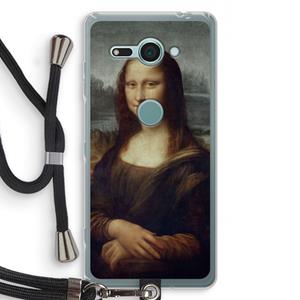 CaseCompany Mona Lisa: Sony Xperia XZ2 Compact Transparant Hoesje met koord
