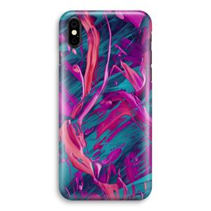 CaseCompany Pink Clouds: iPhone X Volledig Geprint Hoesje