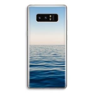 CaseCompany Water horizon: Samsung Galaxy Note 8 Transparant Hoesje