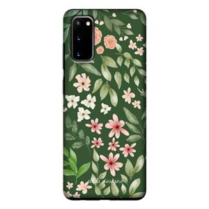 CaseCompany Botanical green sweet flower heaven: Samsung Galaxy S20 Tough Case