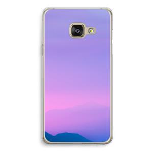 CaseCompany Sunset pastel: Samsung A3 (2017) Transparant Hoesje