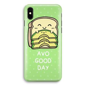 CaseCompany Avo Good Day: iPhone X Volledig Geprint Hoesje