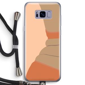 CaseCompany Bikini: Samsung Galaxy S8 Transparant Hoesje met koord