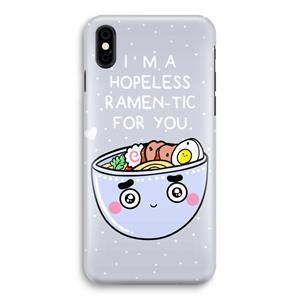 CaseCompany I'm A Hopeless Ramen-Tic For You: iPhone X Volledig Geprint Hoesje