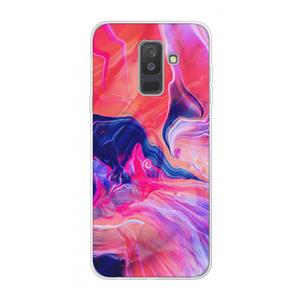 CaseCompany Earth And Ocean: Samsung Galaxy A6 Plus (2018) Transparant Hoesje