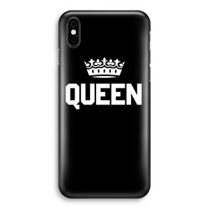 CaseCompany Queen zwart: iPhone Xs Volledig Geprint Hoesje