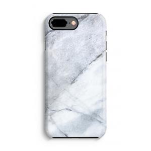 CaseCompany Witte marmer: iPhone 7 Plus Tough Case