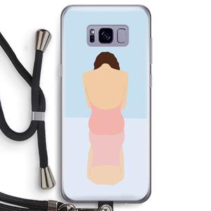 CaseCompany Mirror: Samsung Galaxy S8 Transparant Hoesje met koord