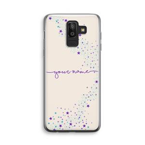 CaseCompany Sterren: Samsung Galaxy J8 (2018) Transparant Hoesje